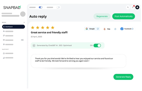 ChatGPT Powered Automated Review Reply ChatGPT Powered Automated Review Reply